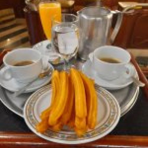 Desayuno con churros