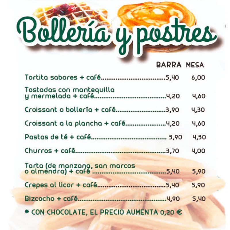 Bollería y postres Boulevard en León