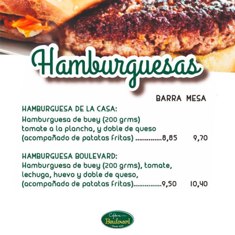 Hamburguesas Boulevard en León